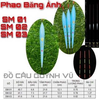 Phao câu cá SM tổng hợp, cá diếc, cá chép, phao câu đơn câu đài