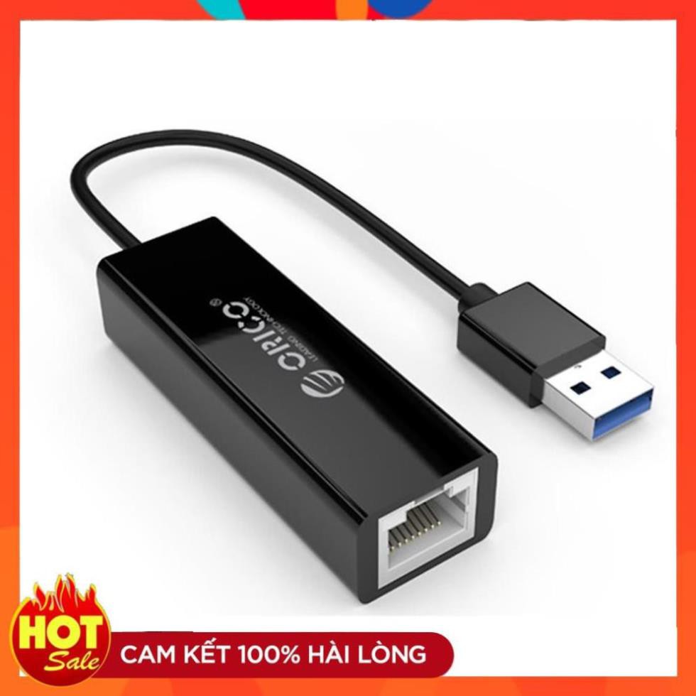 [Chính Hãng] Đầu Chuyển USB Sang Cổng LAN 3.0 Giga Orico UTJ-U3 - Hàng Chính Hãng bảo hành 1 năm