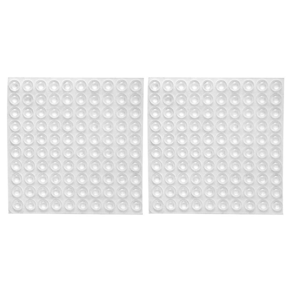 200x Transparent Rubber Feet Adhesive Bumper Pads Self Stick Bumpers Sound Dampening Door Cabinet Buffer Pads, 8*2.5mm