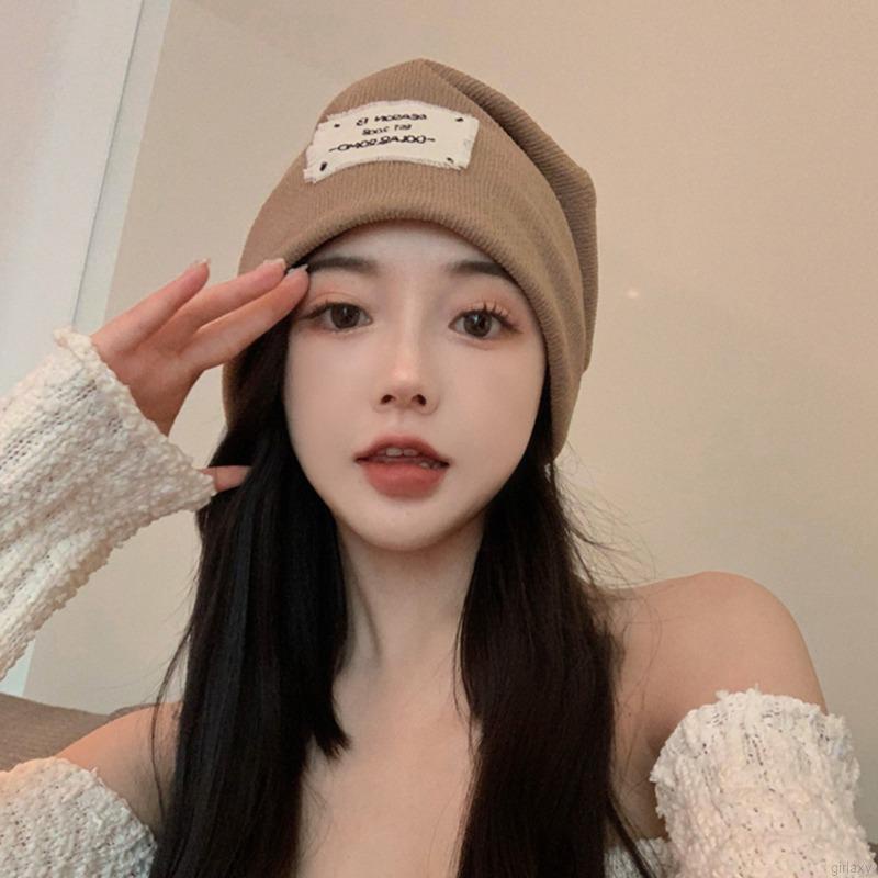 Nón len thêu chữ cái thời trang Hàn Quốc