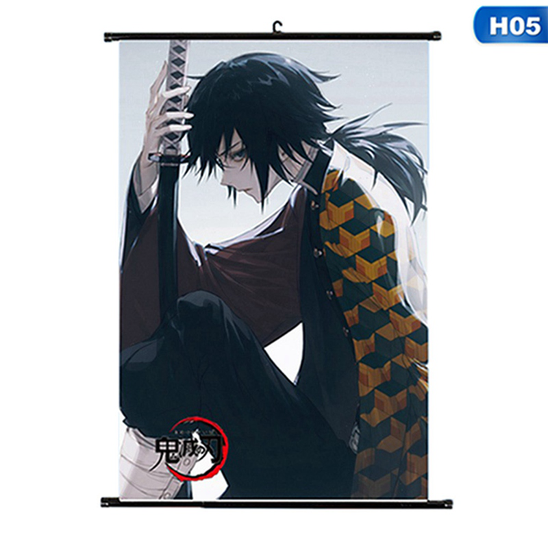 flowersqueen Áp Phích Trang Trí Nội Thất Hình Anime Xinh Xắn