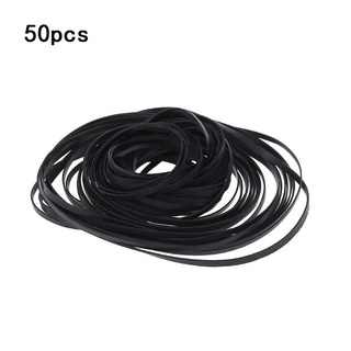 Set 50 dây đai cao su màu đen cho máy Cassette Cd Dvd