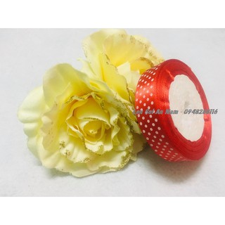 [1 Mét] Ruy Băng Lụa Đẹp 2cm - Đồng giá 3k/mét