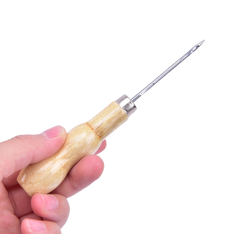 Bộ 2 Tay Cầm Bằng Gỗ Chuyên Dụng Cho Đồ Da Tiện Lợi