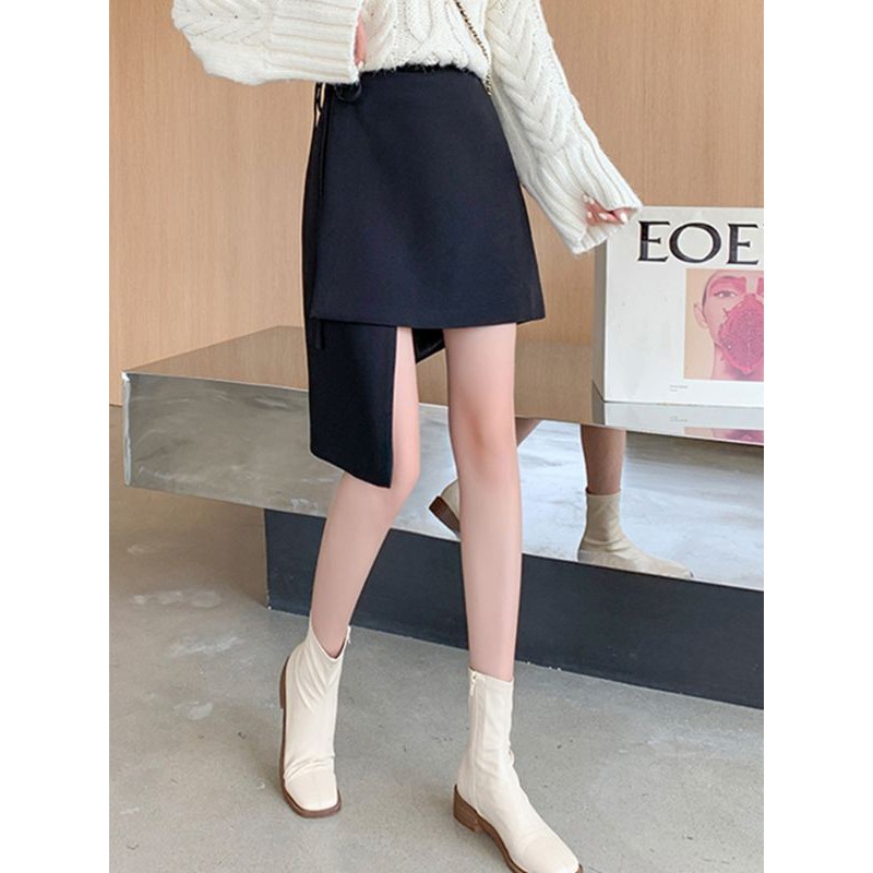 (BIG SIZE) chân váy chữ A lệch tà che đùi | BigBuy360 - bigbuy360.vn