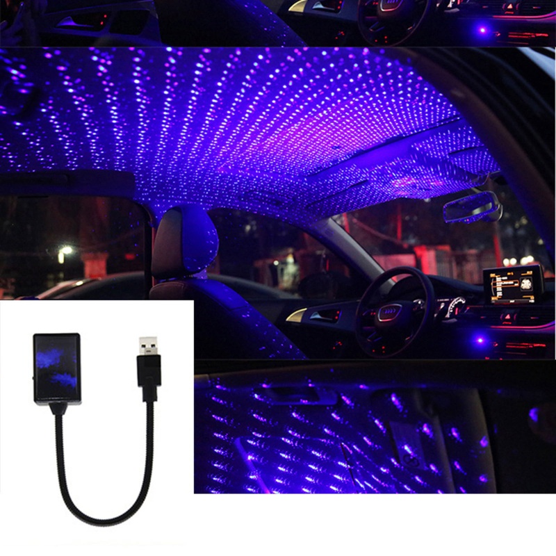 Đèn Chiếu Tự Động Nhiều Màu Sắc Cổng USB