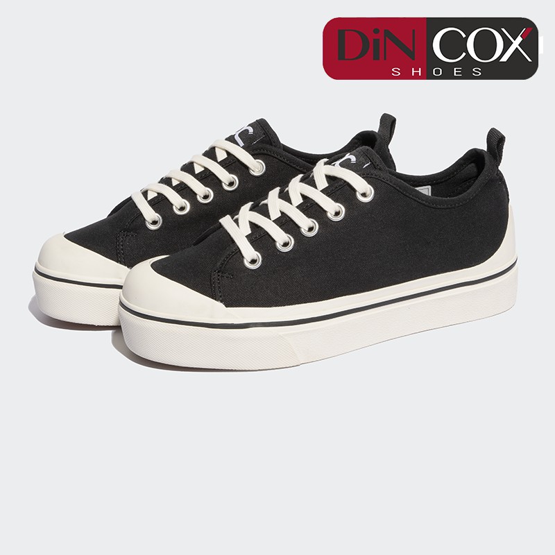 Giày Sneaker Vải Nữ DINCOX D31 Năng Động Nữ Tính Black