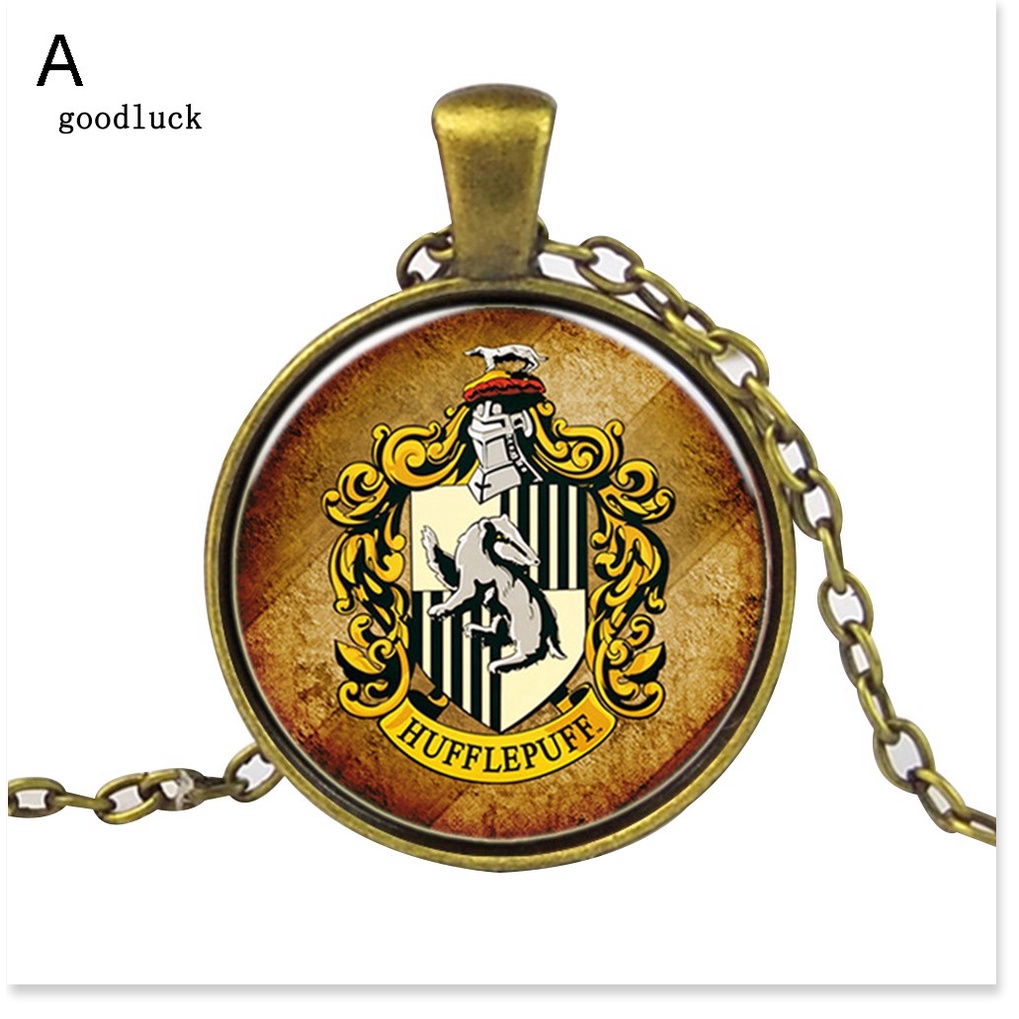 Dây chuyền hợp kim phối mặt phong cách Vintage chủ đề phim Harry Potter