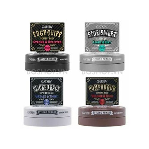 Tạo Kiểu Tóc Nam Cá Tính,Mạnh Mẽ Thời Trang Gatsby Styling Pomade 75g