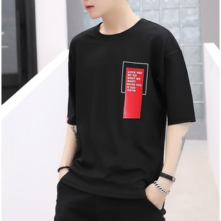 [SIÊU HOT] Áo thun phối viền đỏ (unisex nam nữ đều mặc được)