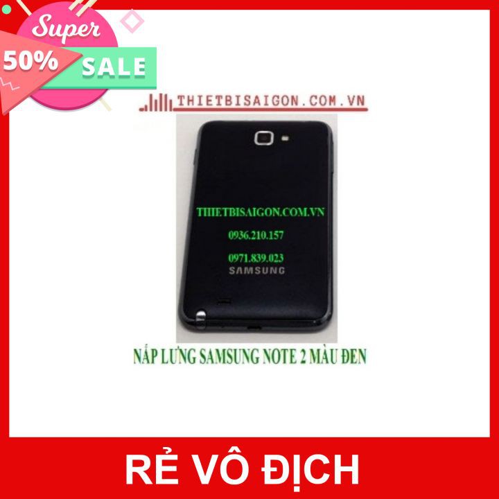 NẮP LƯNG SAMSUNG NOTE 2 MÀU ĐEN