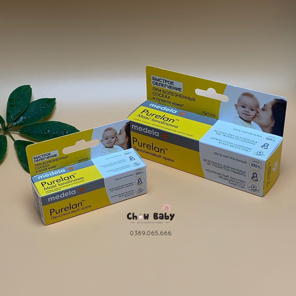 Kem bôi nứt đầu ti Medela Purelan Tender care