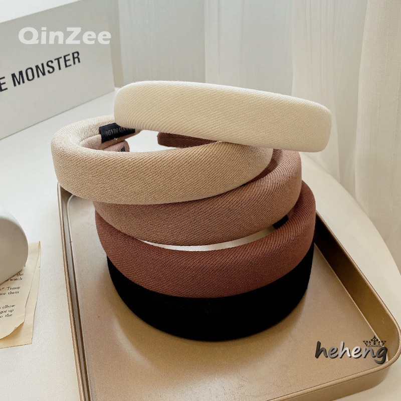 Mao Xiaotong Kẹp Tóc Nhỏ Nhắn Bằng Xốp Mặt Rộng Kiểu Pháp Cổ Điển Cao Cấp Cho Nữ