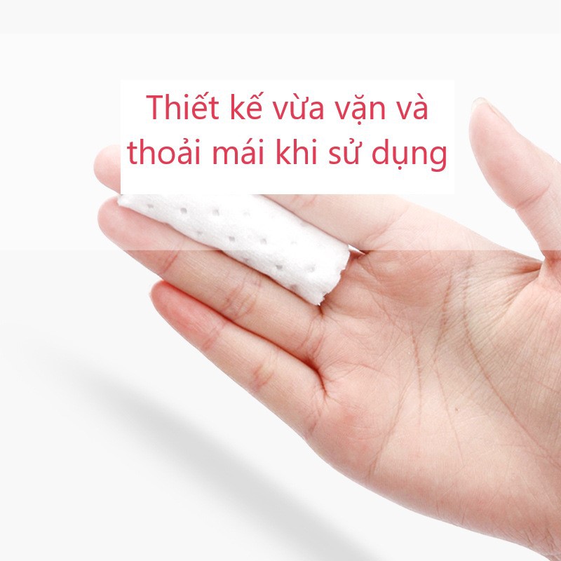 Bông tẩy trang ROMIMIU 3 lớp Cotton Pads hộp 100 miếng nội địa Trung (RM17)