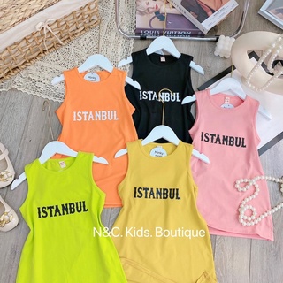 Váy Istanbul sát nách cho bé gái.