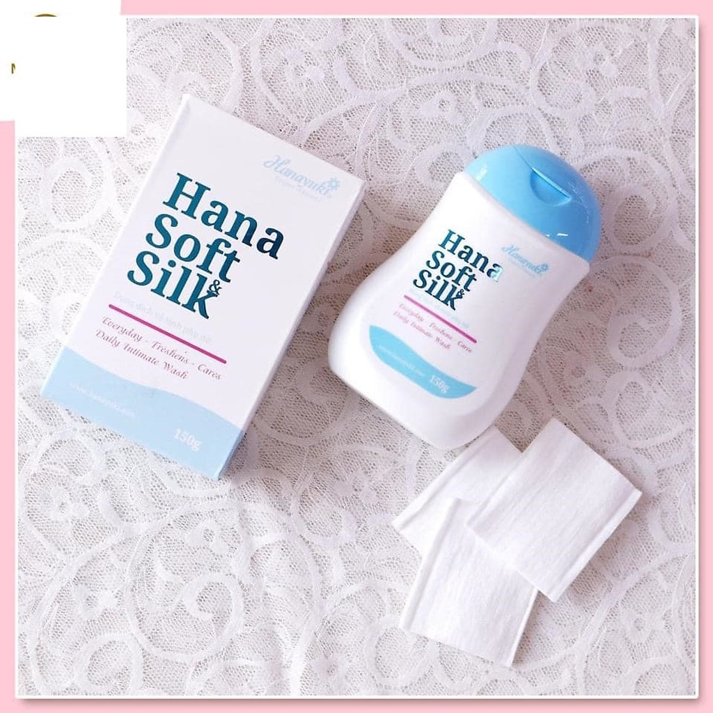 Dung Dịch Vệ Sinh Hana Soft Silk   Vệ Sinh Phụ Nữ Hanayuki  Làm Hồng Vùng Kín Sạch Thơm Khử Mùi Giảm Ngứa