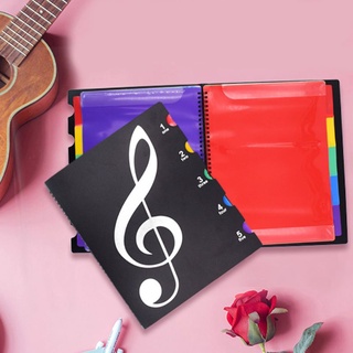 for Creative A4 Music Book Folders Piano Multi Function Score Practical File Hol