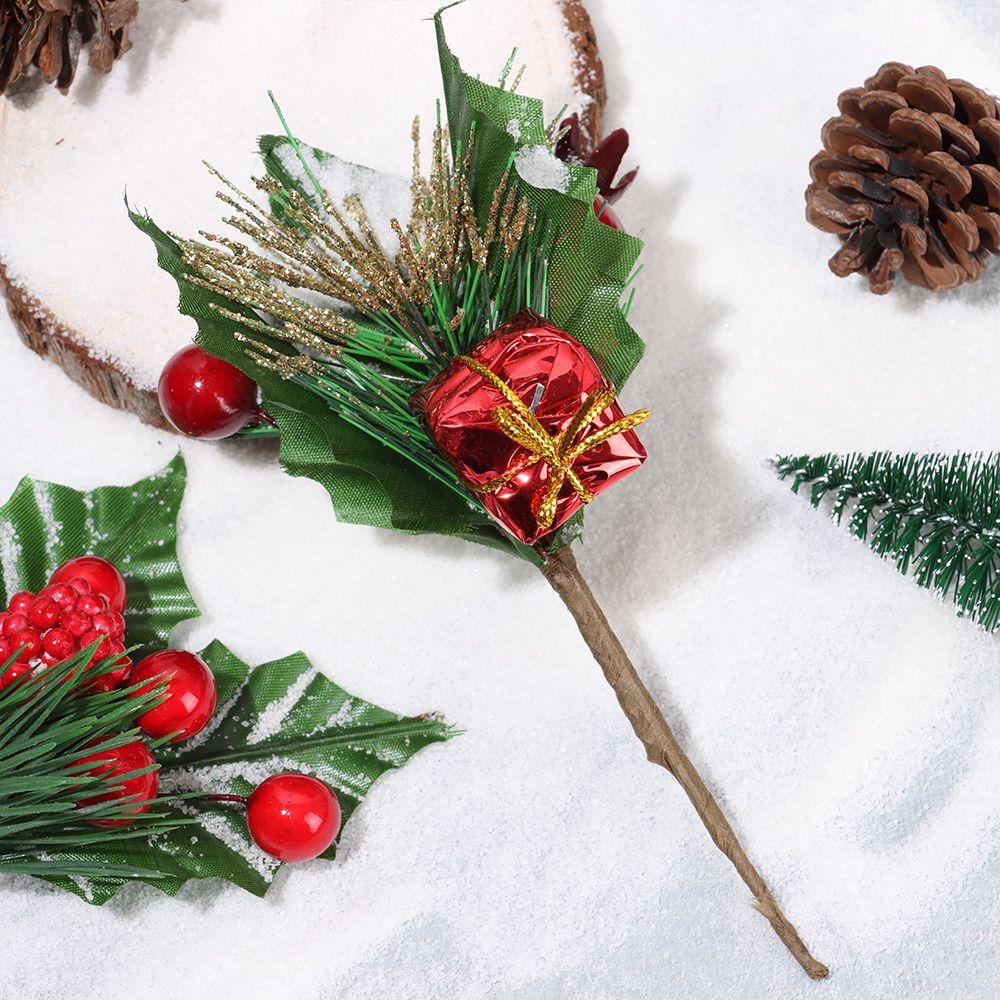 KUNHEV Hoa Mẫu Đơn Nhân Tạo Màu Đỏ Trang Trí Giáng Sinh DIY