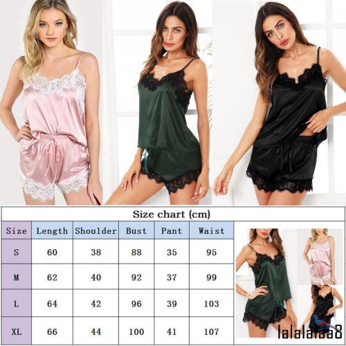 Set đồ ngủ Pyjamas chất phi bóng cho phái nữ