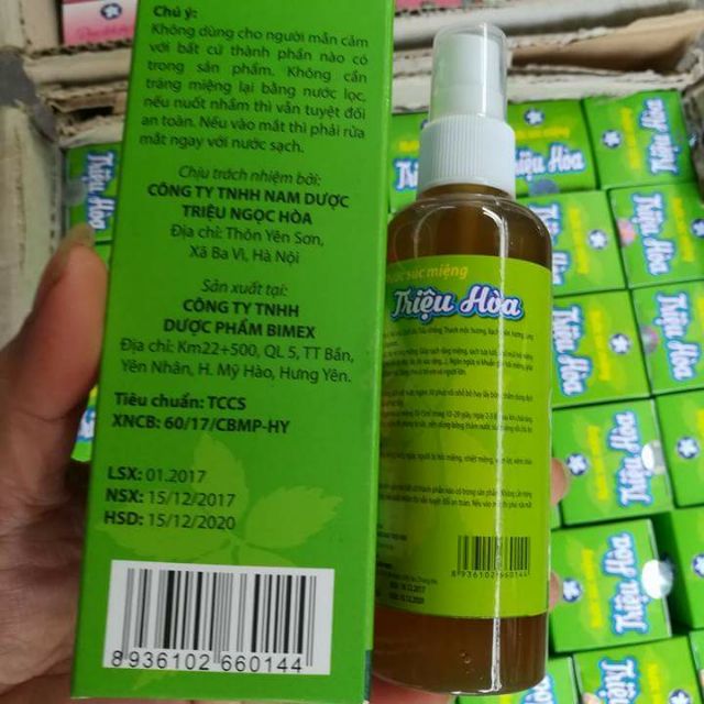 Thuốc Sâu răng dạng xịt Triệu Hoà