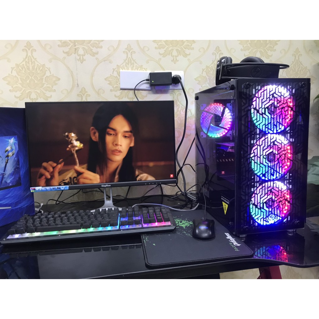 Bộ máy tính chơi PUBG cấu hình i5-4570 , Màn hình cong 24inch mới Giá rẻ | BigBuy360 - bigbuy360.vn