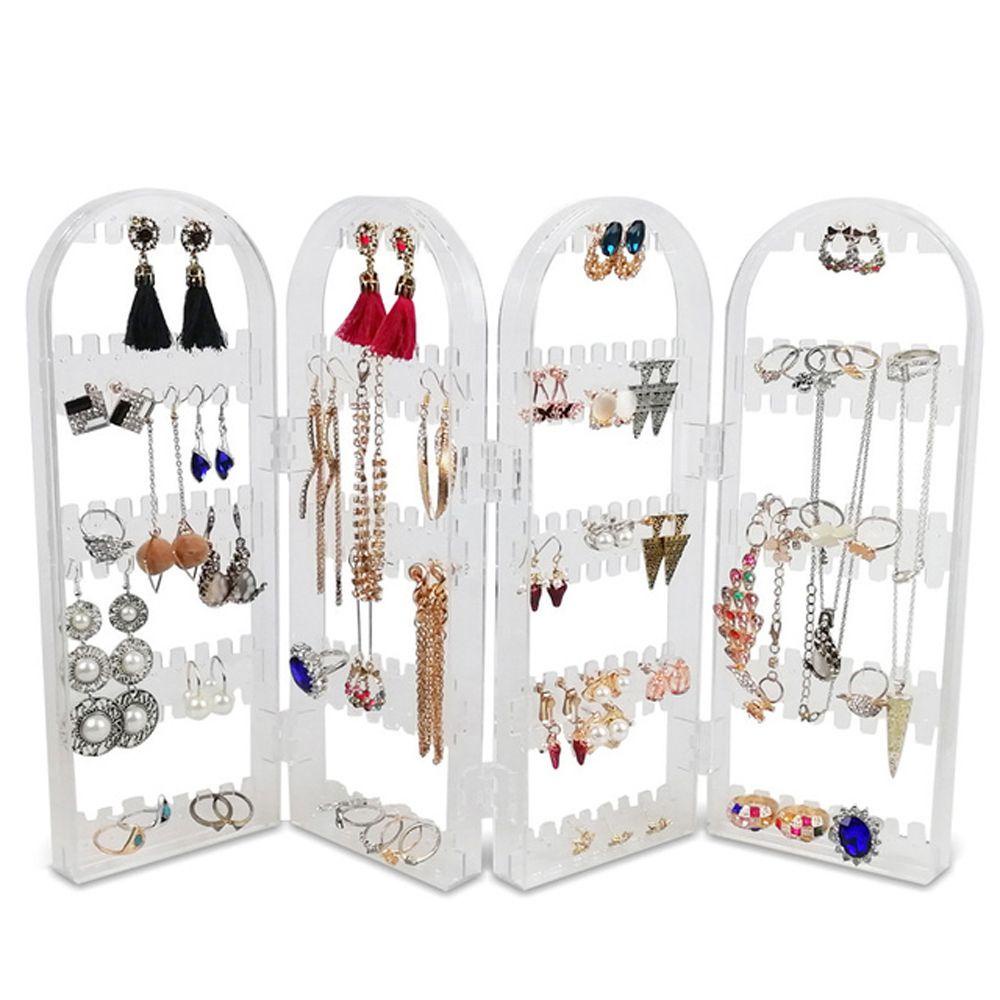 ANEMONE Giá Treo Trang Sức Bằng Nhựa Có Thể Gấp Lại Tiện Dụng