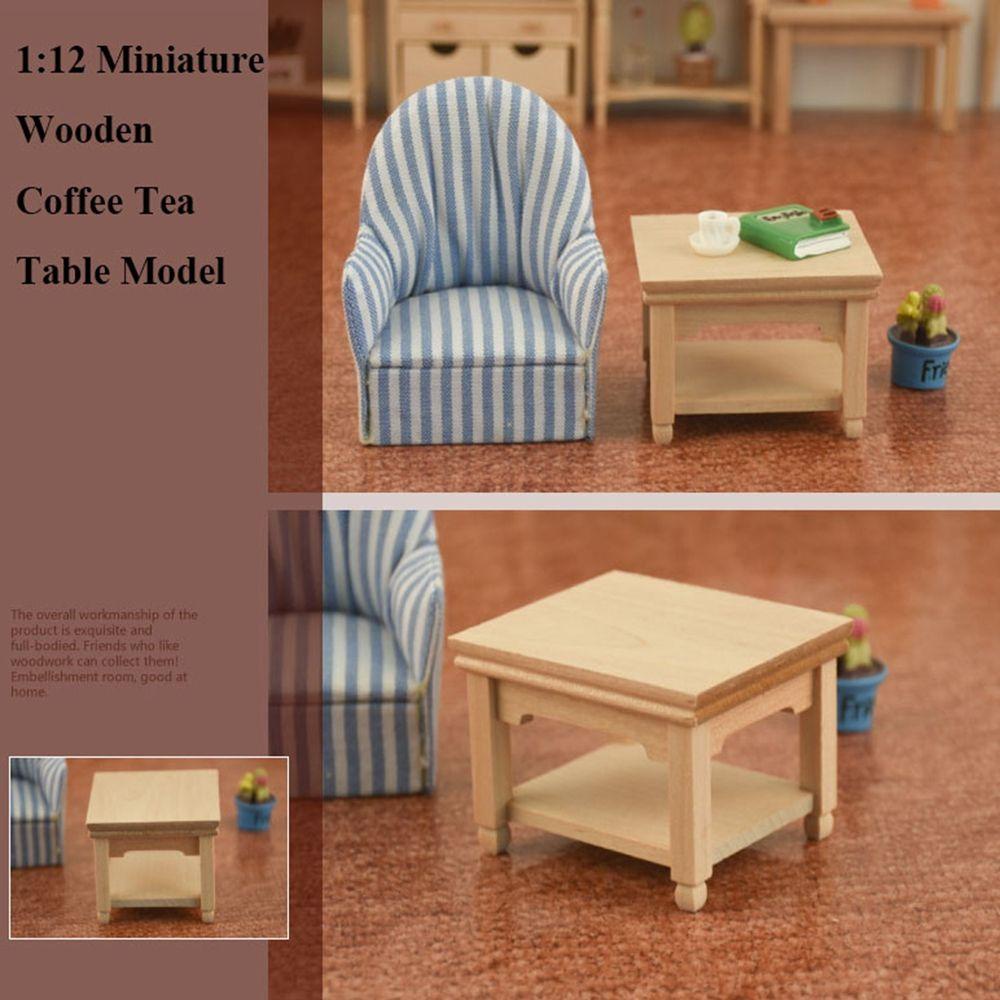 Bàn Cà Phê Mini Tỉ Lệ 1: 12 Dùng Trang Trí Nhà Búp Bê
