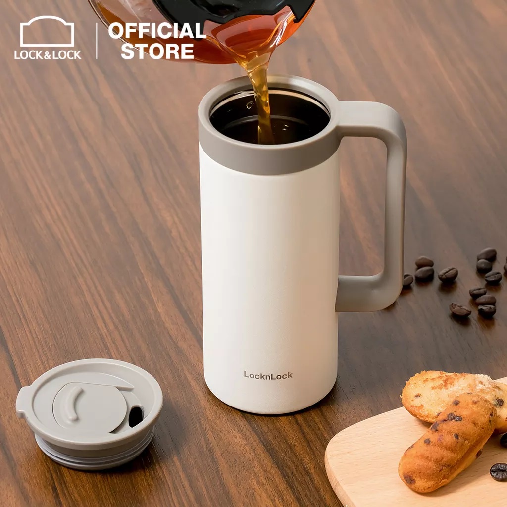 Ly giữ nhiệt/ Ca giữ nhiệt có quai cầm Lock&Lock Table Mug LHC4247 473ml