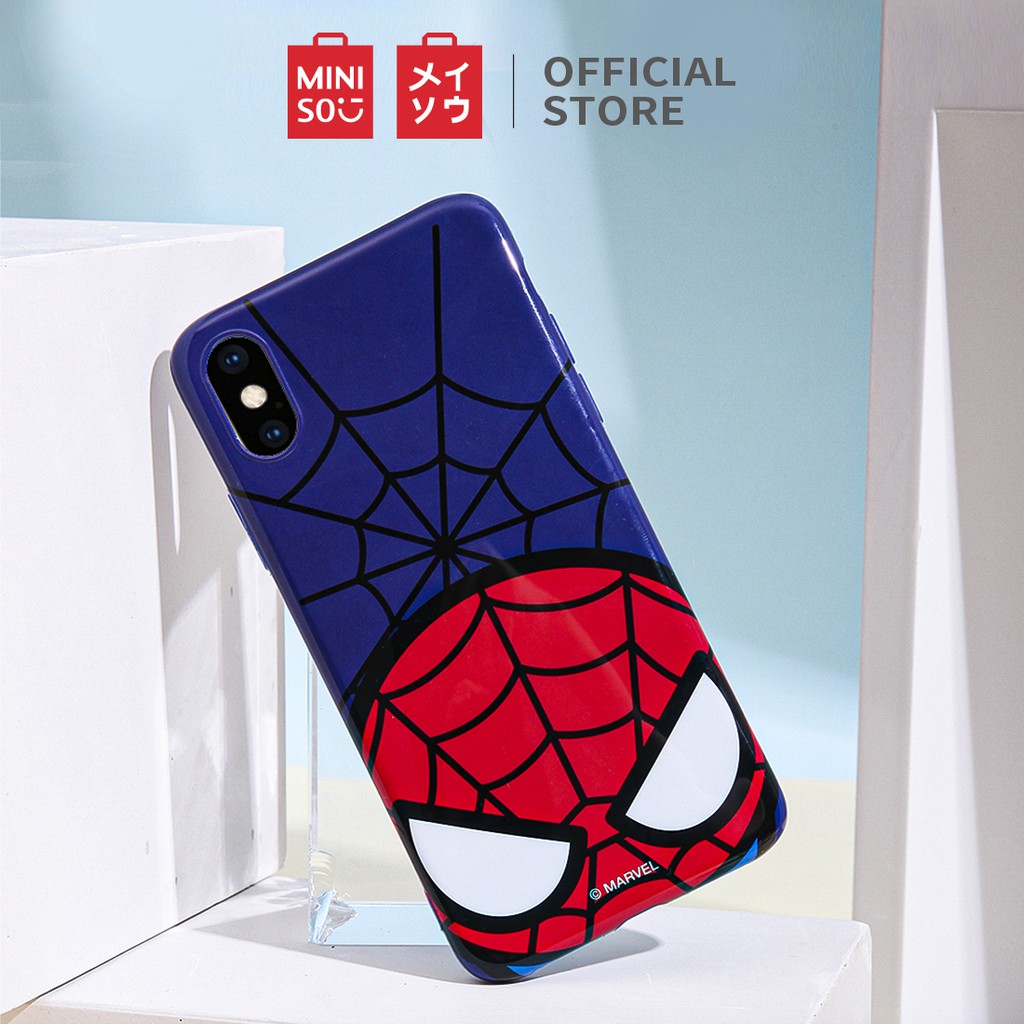 Ốp lưng điện thoại X/ Xs A Miniso in hình Marvel (Nhiều màu) :Marvel B