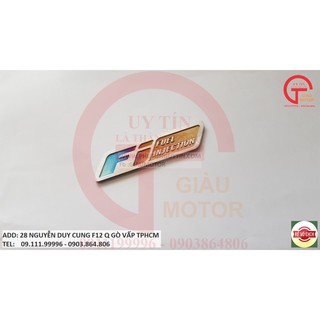 TEMTITAN - TEM LOGO CHỮ FI BẰNG TITAN CHO XE