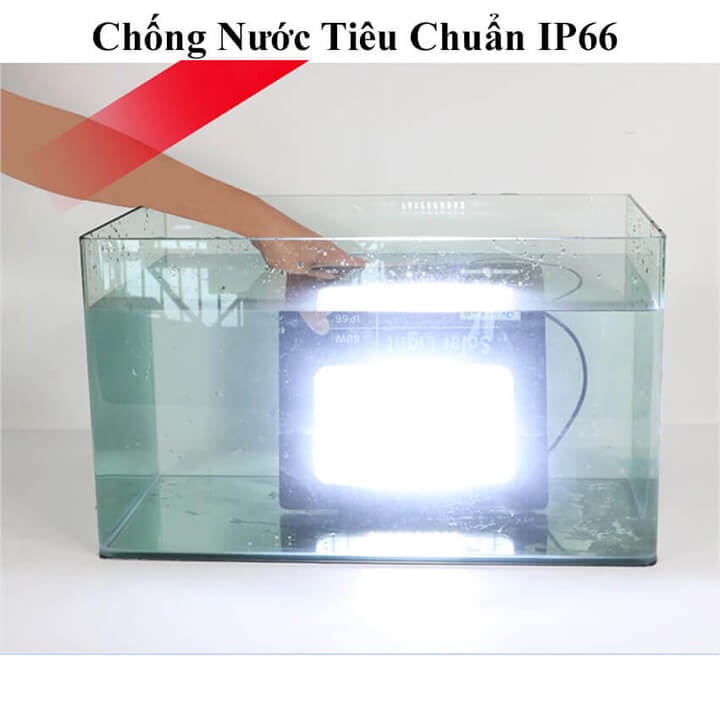 Đèn năng lượng mặt trời 200w Solar Light cảm biến tự động sáng, đèn pha năng lượng mặt trời tặng kèm điều khiển từ xa