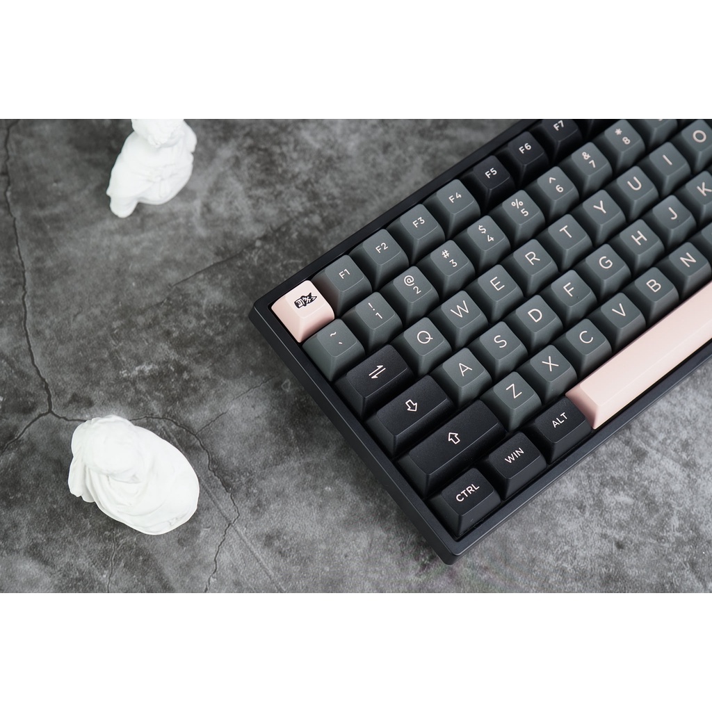 Bàn phím cơ AKKO 3084 v2/ 3084B Plus ASA Black Pink Hotswap RGB/ Wireless 2.4 Ghz/ USB Type C