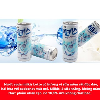 Nước soda MILKIS Lotte 250ML