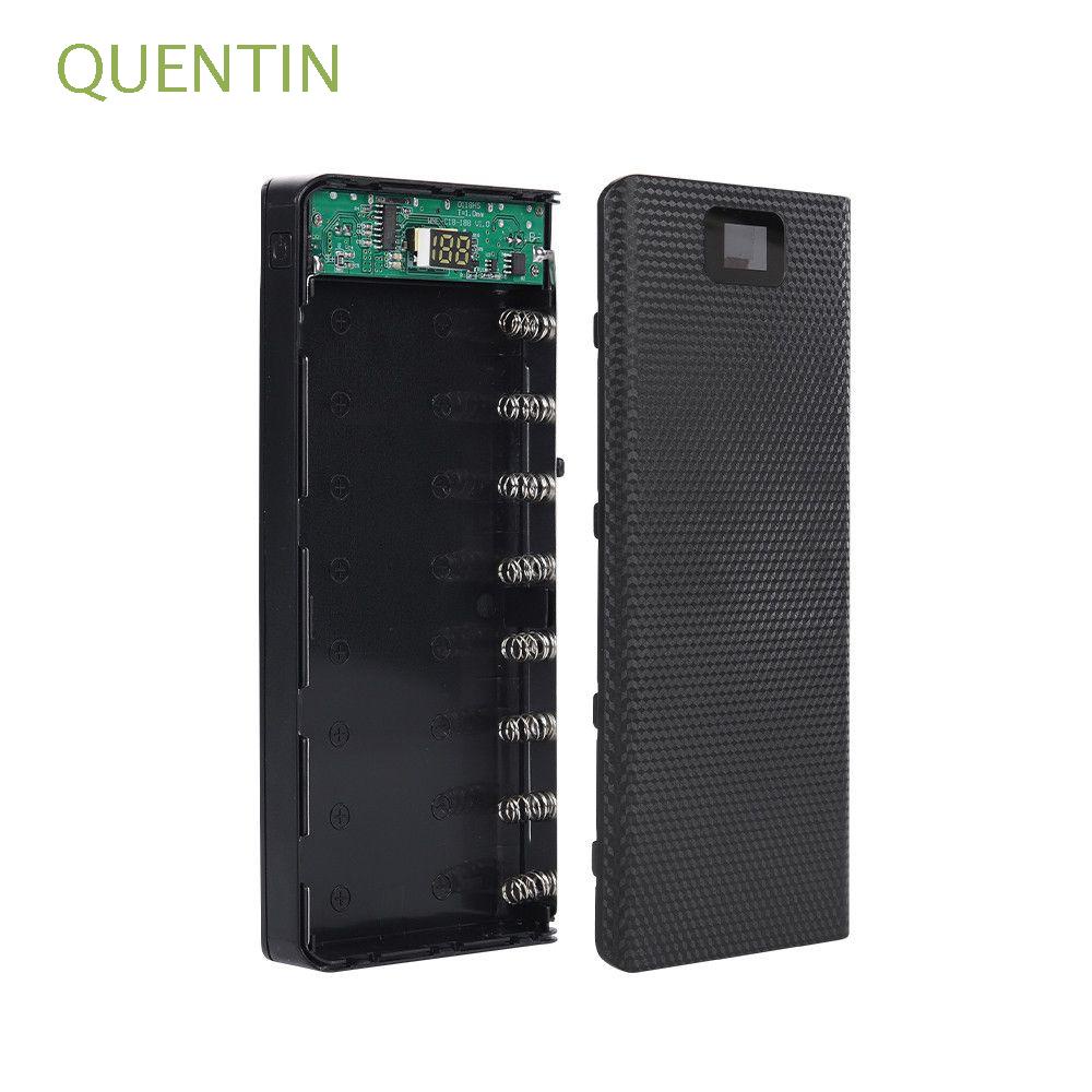 Hộp Đựng Pin Sạc Dự Phòng Tự Lắp Ráp Có Màn Hình LCD Ốp