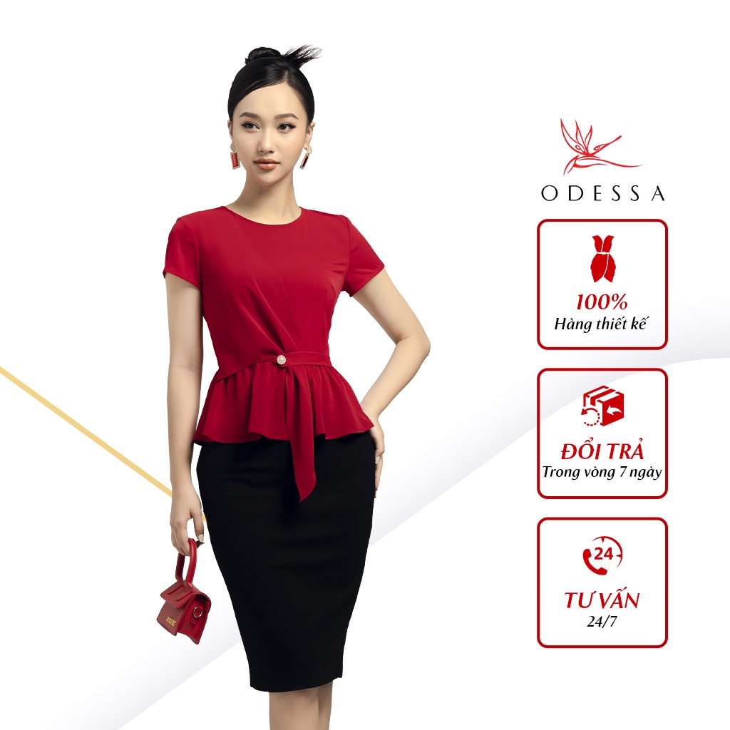 Chân Váy Công Sở Bút Chì ODESSA Thiết Kế Form Ôm, Chất Vải Tuytsi Nhập Khẩu Đanh Mịn JS21-005 | BigBuy360 - bigbuy360.vn