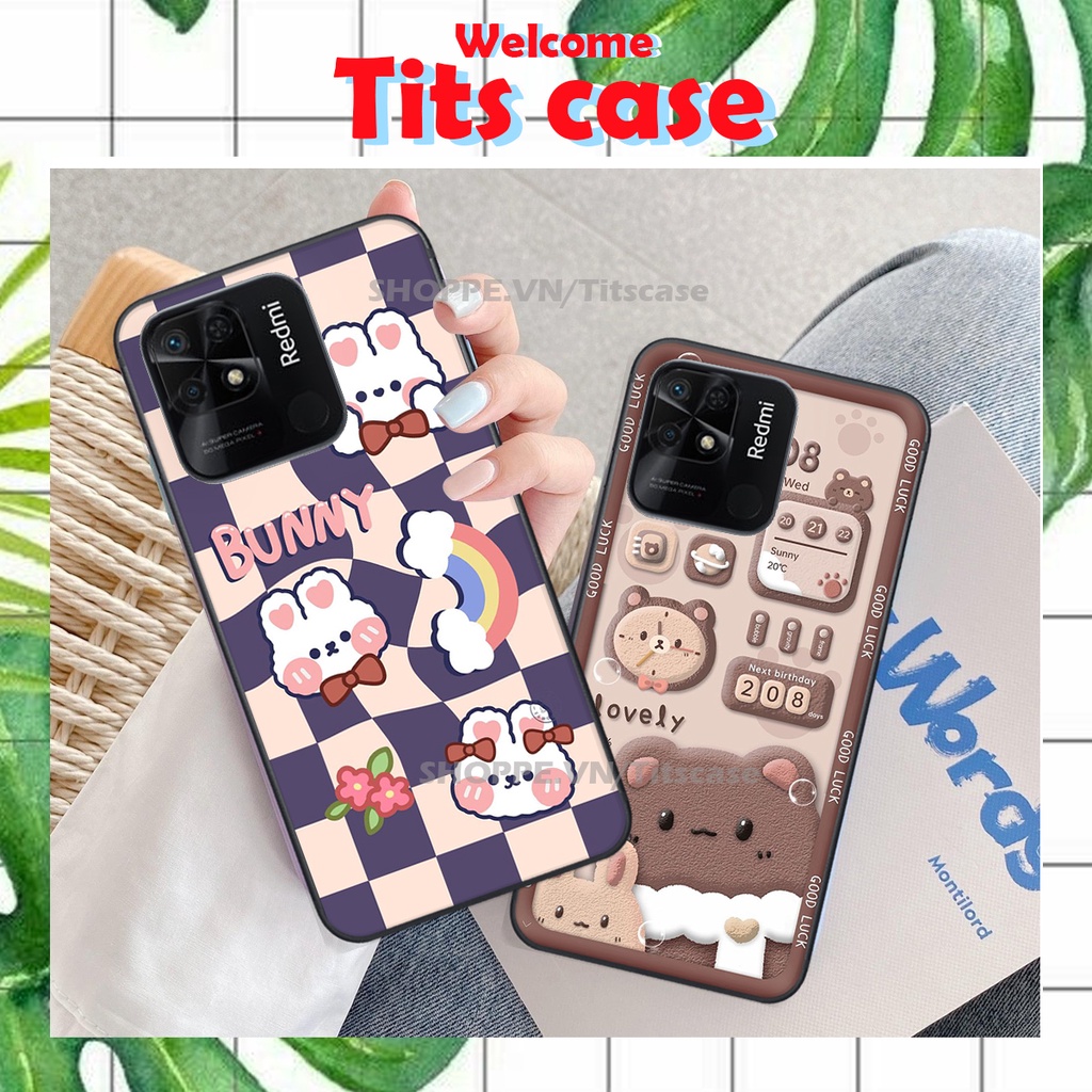 Ốp lưng Xiaomi REDMI 10C in hình GẤU K@WS- BE@R COOL-CỰC XINH-RẺ-BỂN -ĐẸP