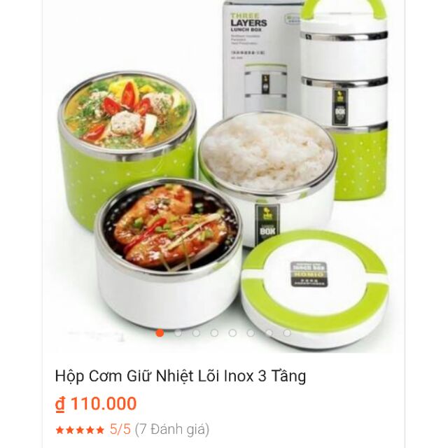 SỈ _ lẻ Cạp lồng cơm 3 tầng.