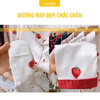 Bộ Ngủ Lụa Dài Tay Quảng Châu Cao Cấp [Video & Ảnh Thật]