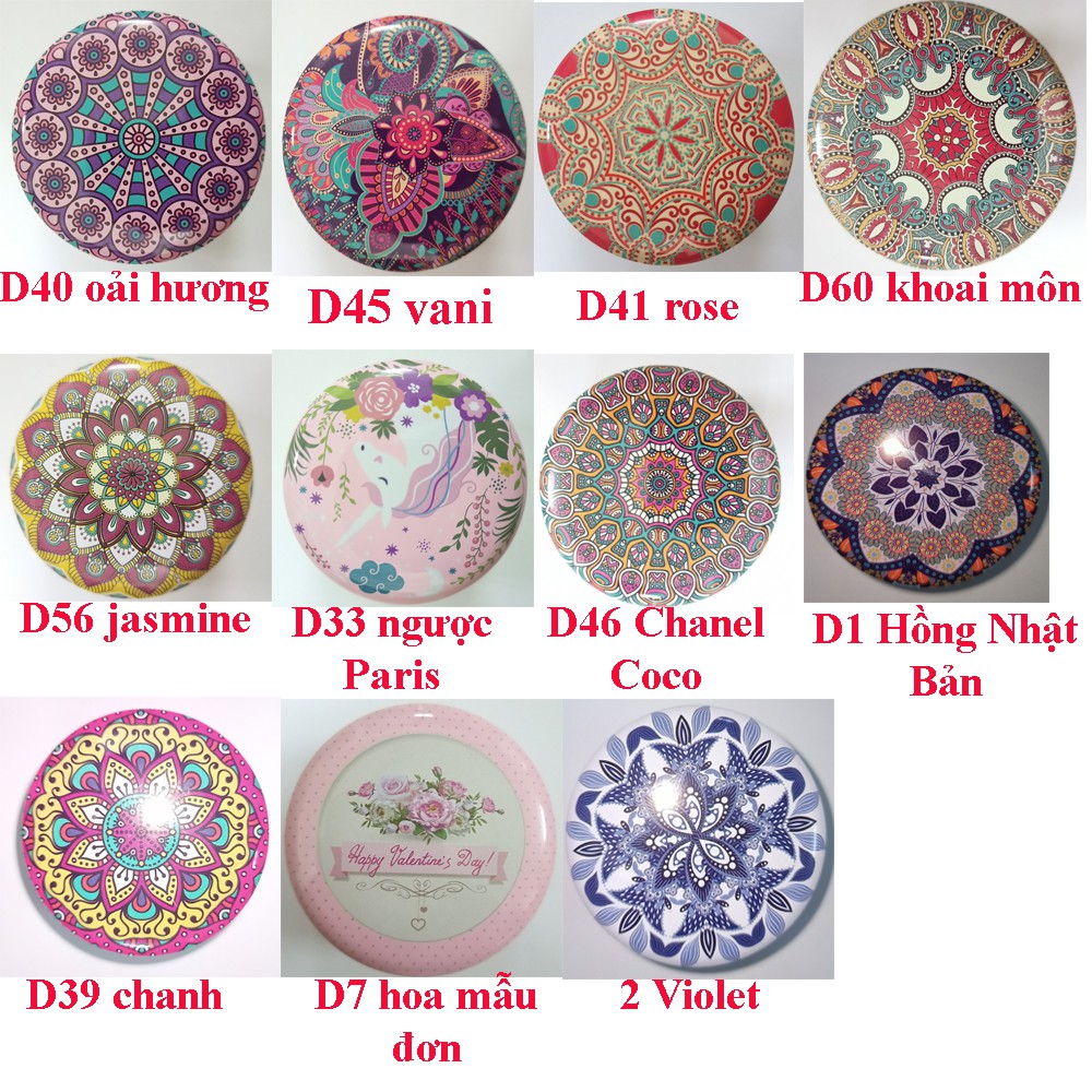 Nến thơm tarot hoa sáp thơm hoa khô thiên nhiên đuổi muỗi thư dãn