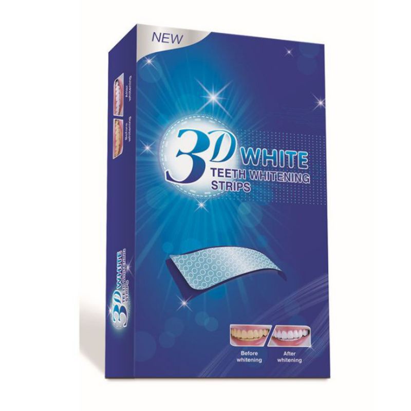 Miếng dán trắng răng tiện lợi 3D White Teeth Whitening Strips