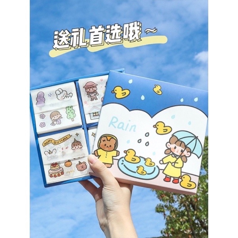 Đồ Chơi MushRoom Shop - Hộp 1000 Sticker Dán Trang Trí Cute Dễ Thương