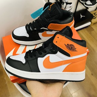 [Fullbox] Giày thể thao jordan trắng cam cao loại đẹp