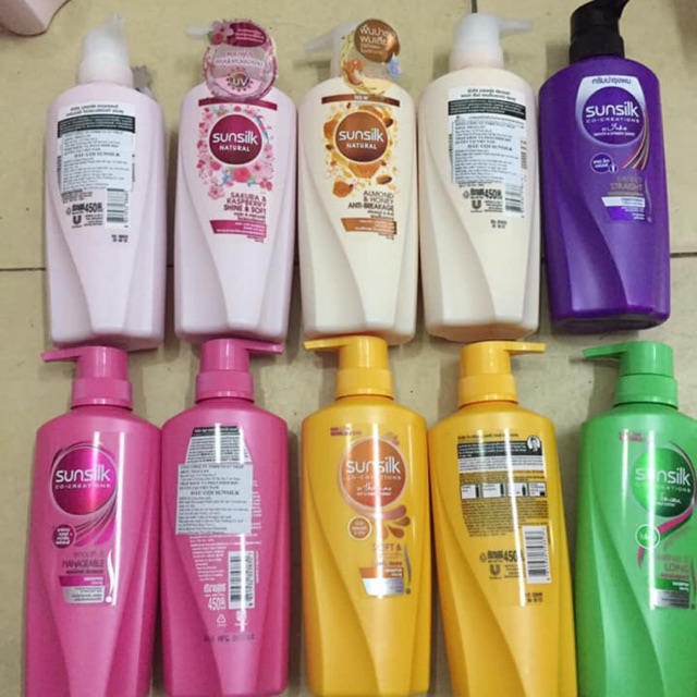 Dầu gội , dầu xả sunsilk thái 450ml ( xả 425ml )