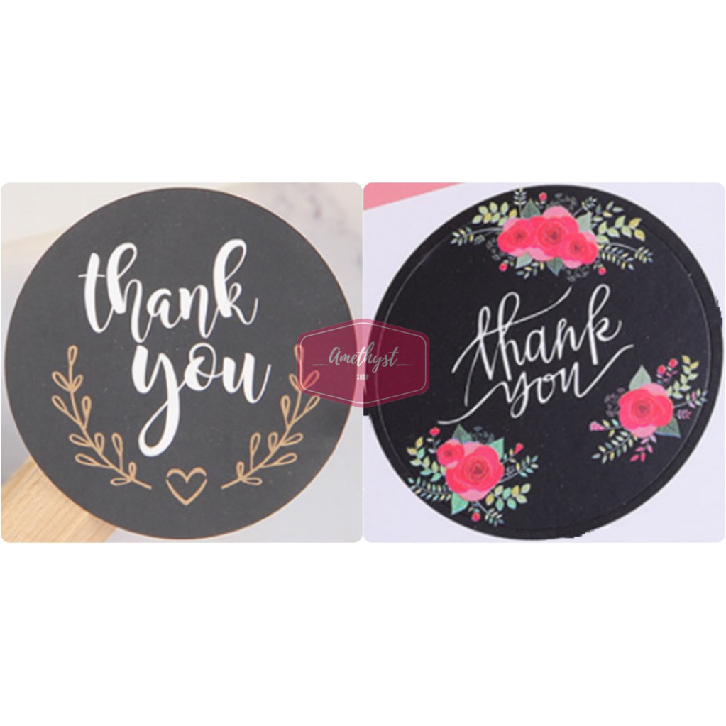 [Nhiều Mẫu] Set 10 tờ Tem Dán, Sticker THANK YOU Giá Rẻ, Đẹp