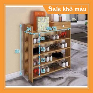 KỆ GỖ ĐỂ GIÀY 5 TẦNG CỰC CHẮC CHẮN ( TỔNG KHO GIA DỤNG GIÁ GỐC )
