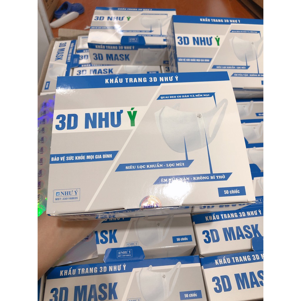 [Hộp 50c] Khẩu Trang Họa Tiết 3D Mask Duy Khánh(iMask) Kháng Khuẩn Chính Hãng Công Ty