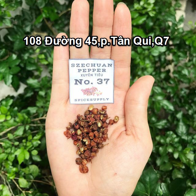 1kg Xuyên Tiêu cay tê - Szechuan Pepper hạt mắc khén không trộn cành