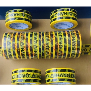 Băng keo hàng dễ vỡ 1 cuộn 90m, dính, dai, nổi bật