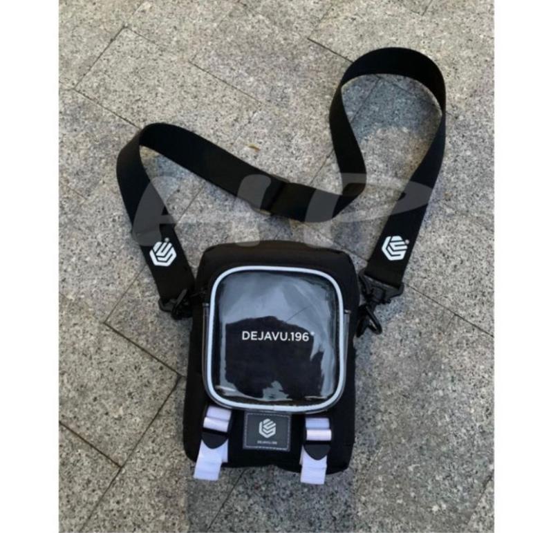 Túi đeo chéo 196 thời trang cho nam và nữ chữ DEAVU.196 HUDU STORE