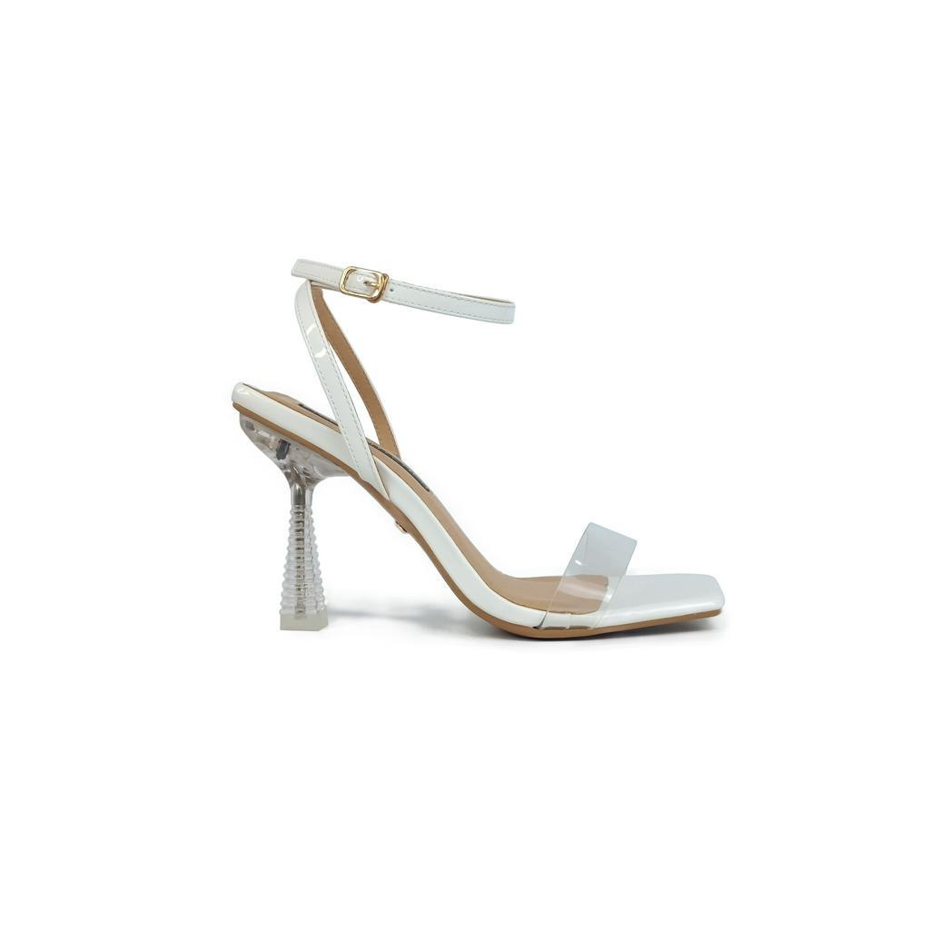 Sandal cao gót mika 10p quai trong Selena HADU L955 - BH 24 tháng